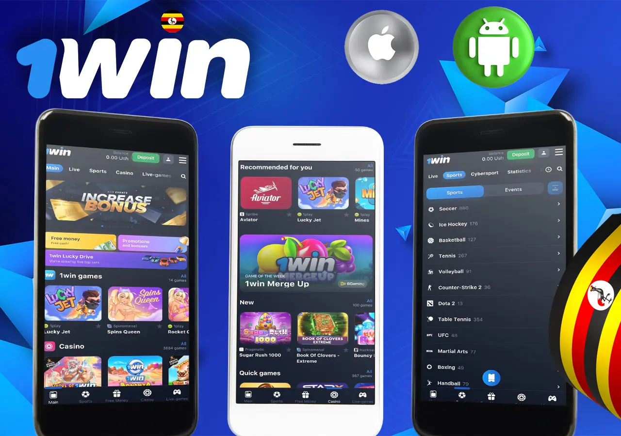 1Win mobile app for Ugandans