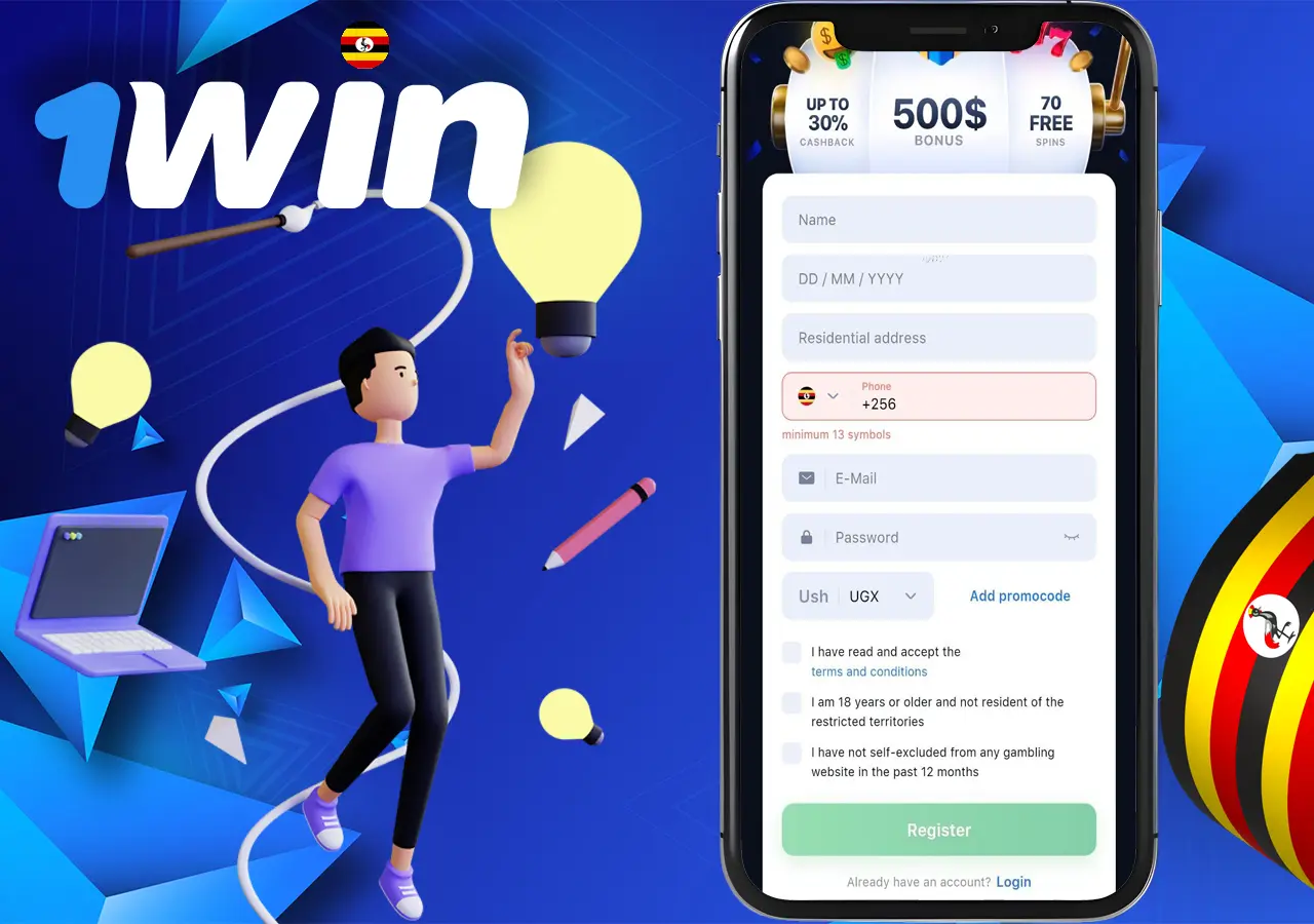Successful registration sets the stage for gameplay at 1Win Casino.