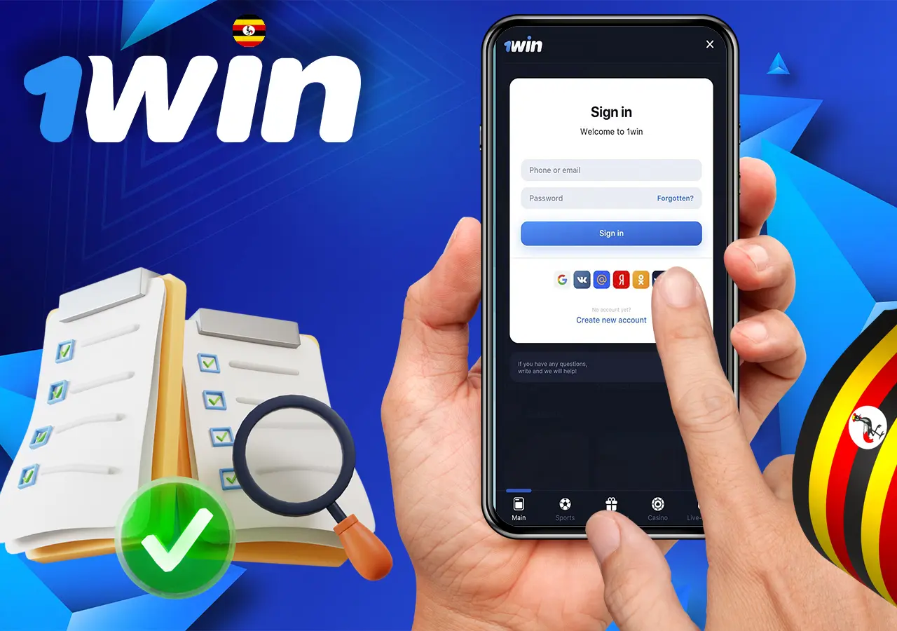 Correct login to your 1Win account