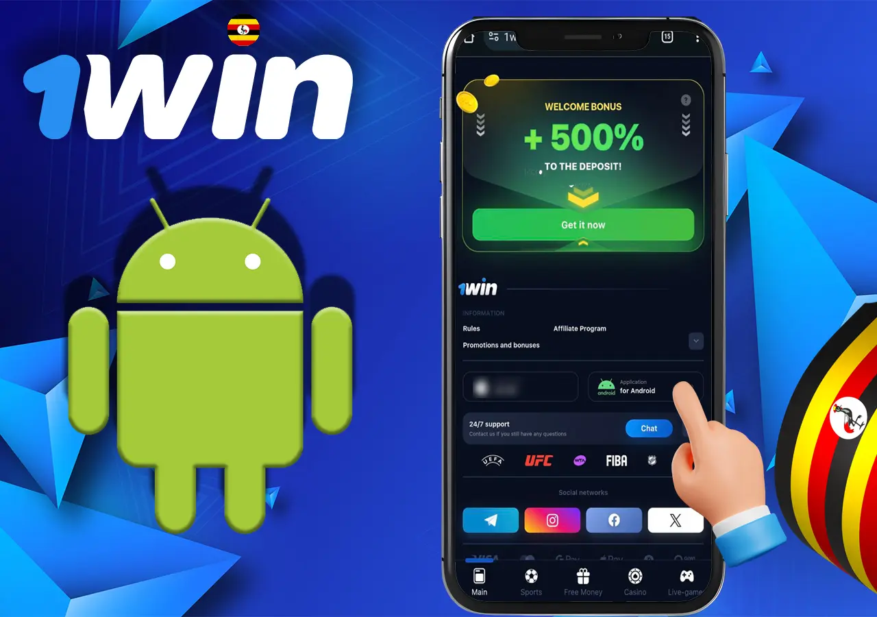 Access the site. Use the Safari browser to visit 1Win's official website.