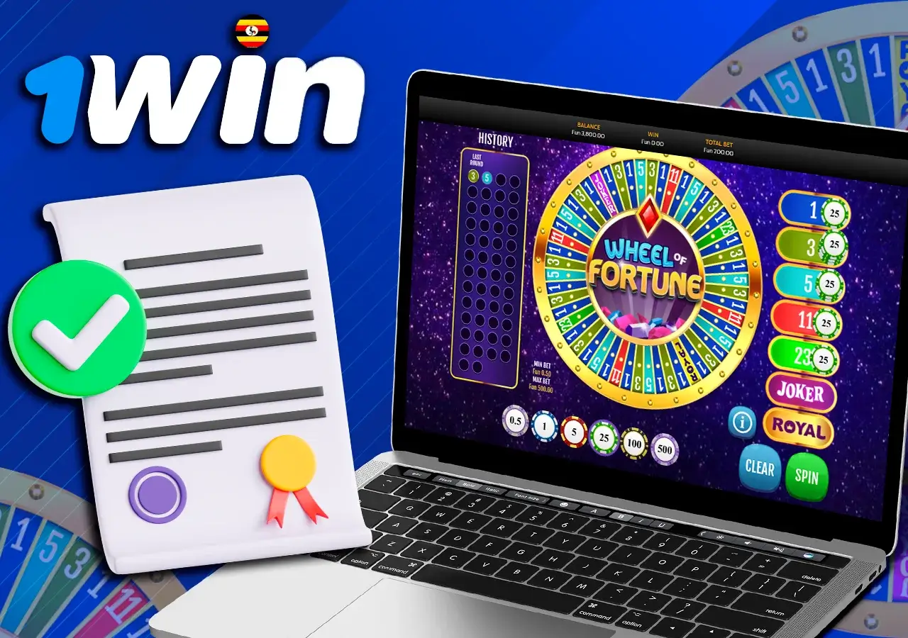 On the laptop, an ongoing game round can be seen next to a document containing relevant details.
